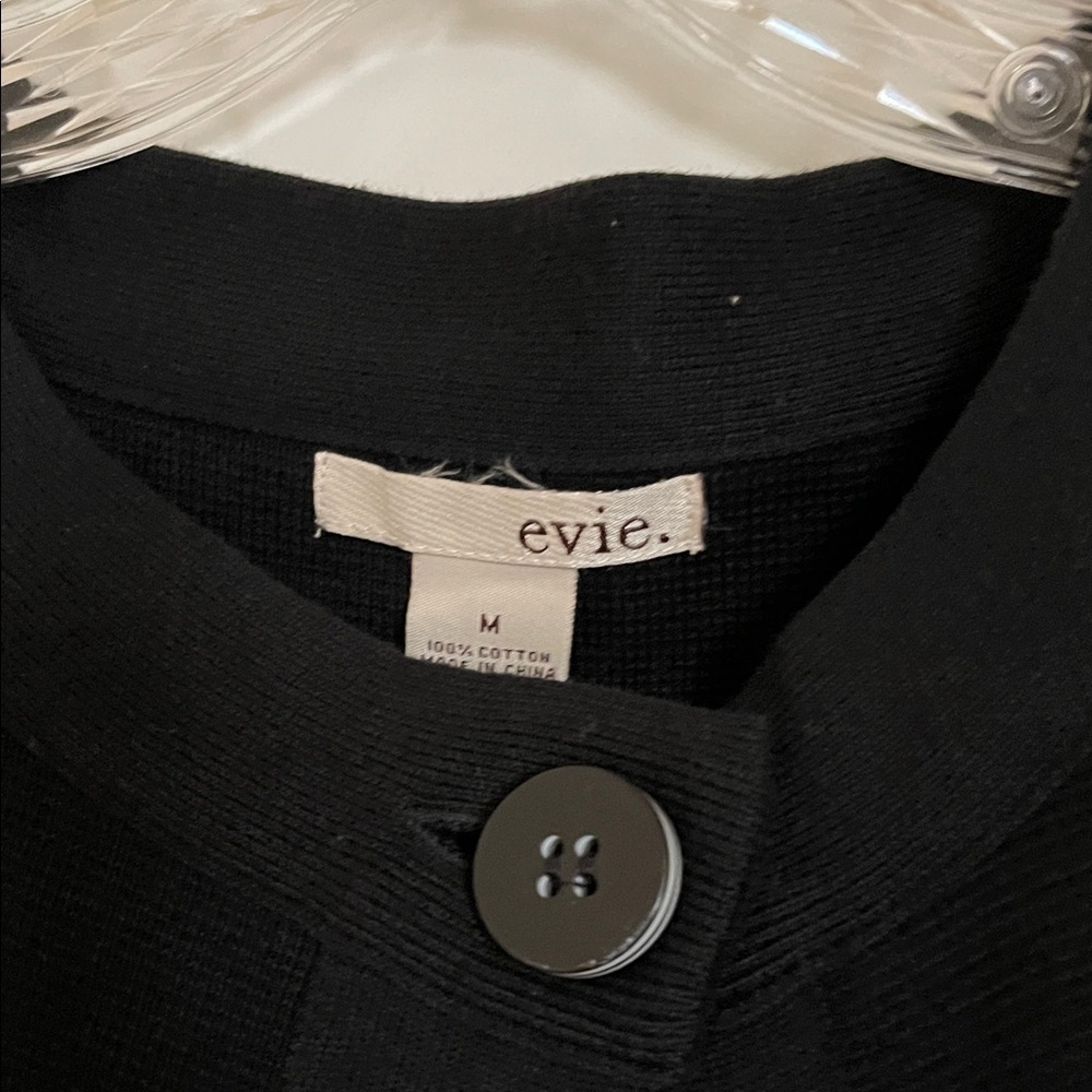 EVIE Classic Black Knit Cardigan